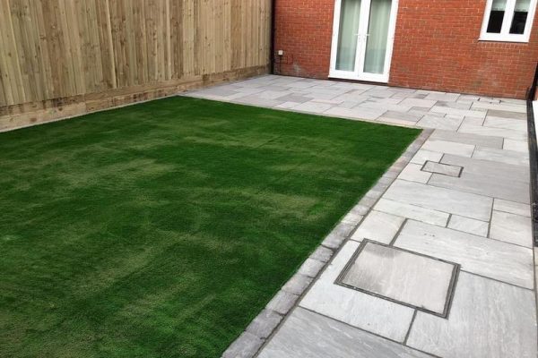 rickmansworth patio grey sandstone paving 13