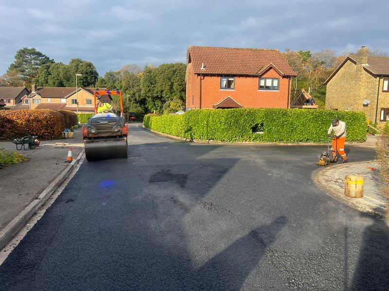 rickmansworth private road tarmac project 11